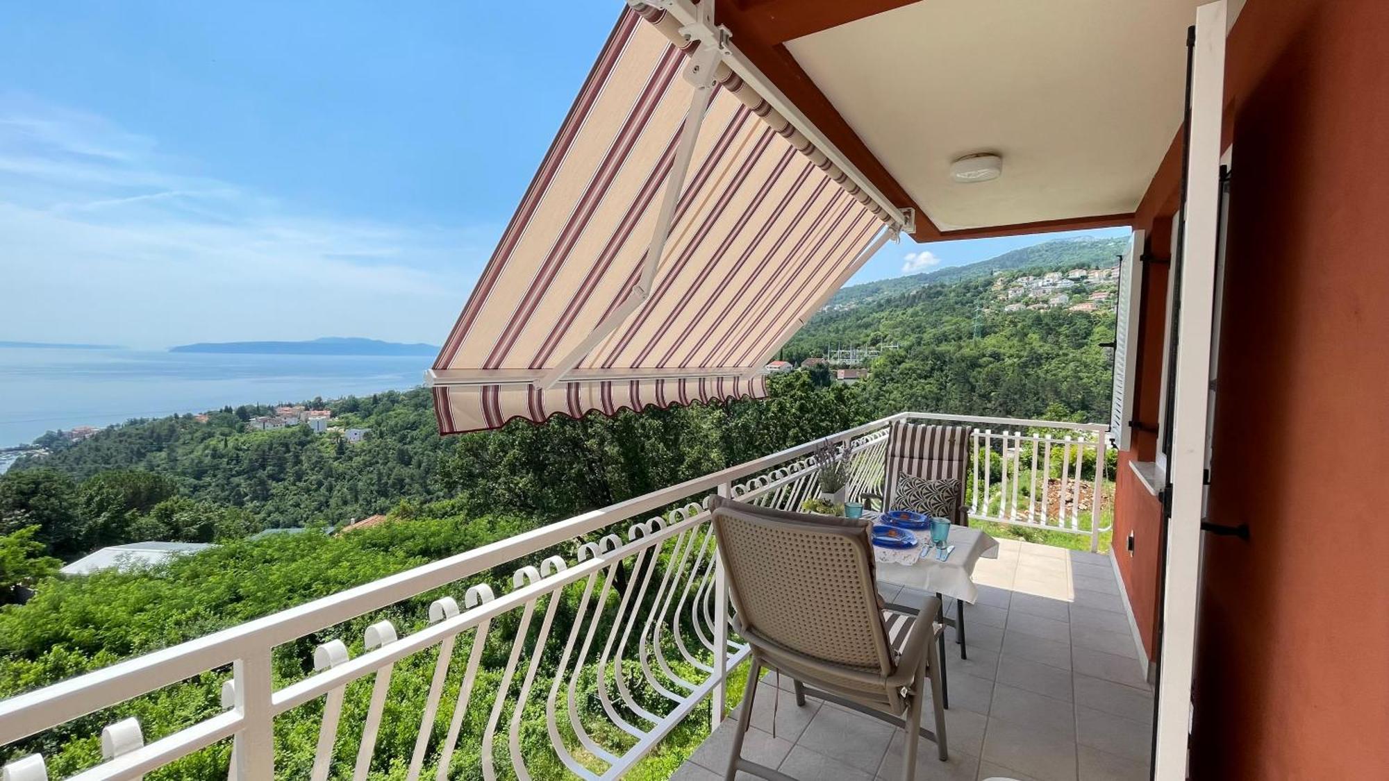 Cozy Apartment Bosnjak Near Opatija, With Sea View Terrace, Air Condition, Free Private Parking Icici Exterior photo